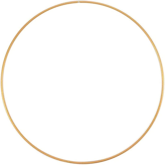 Gold DIY Dream Catcher Rings – 3 Metal Macrame Hoops