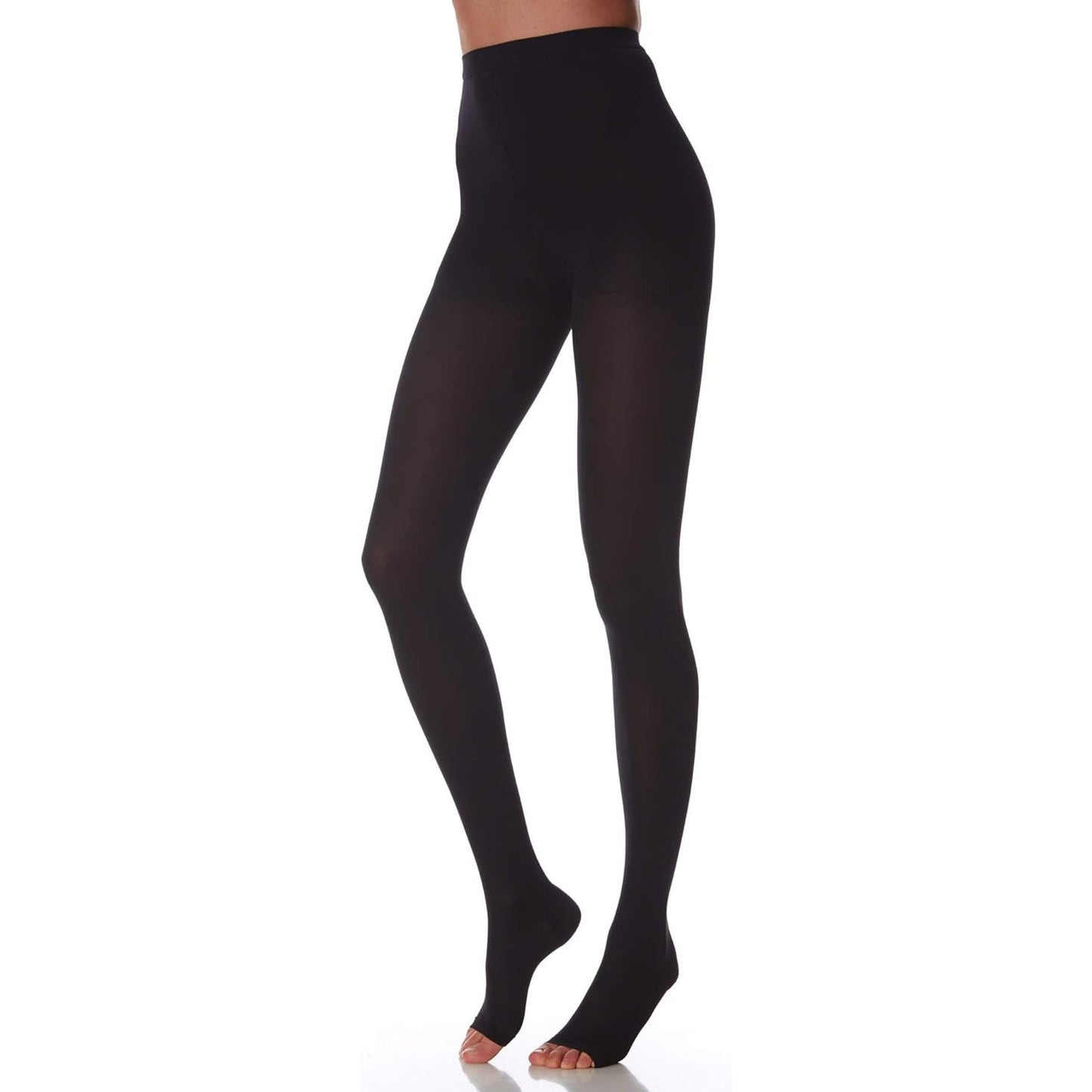 Scudotex K2 Microfibre Compression Panty Open Toe Black Size 4