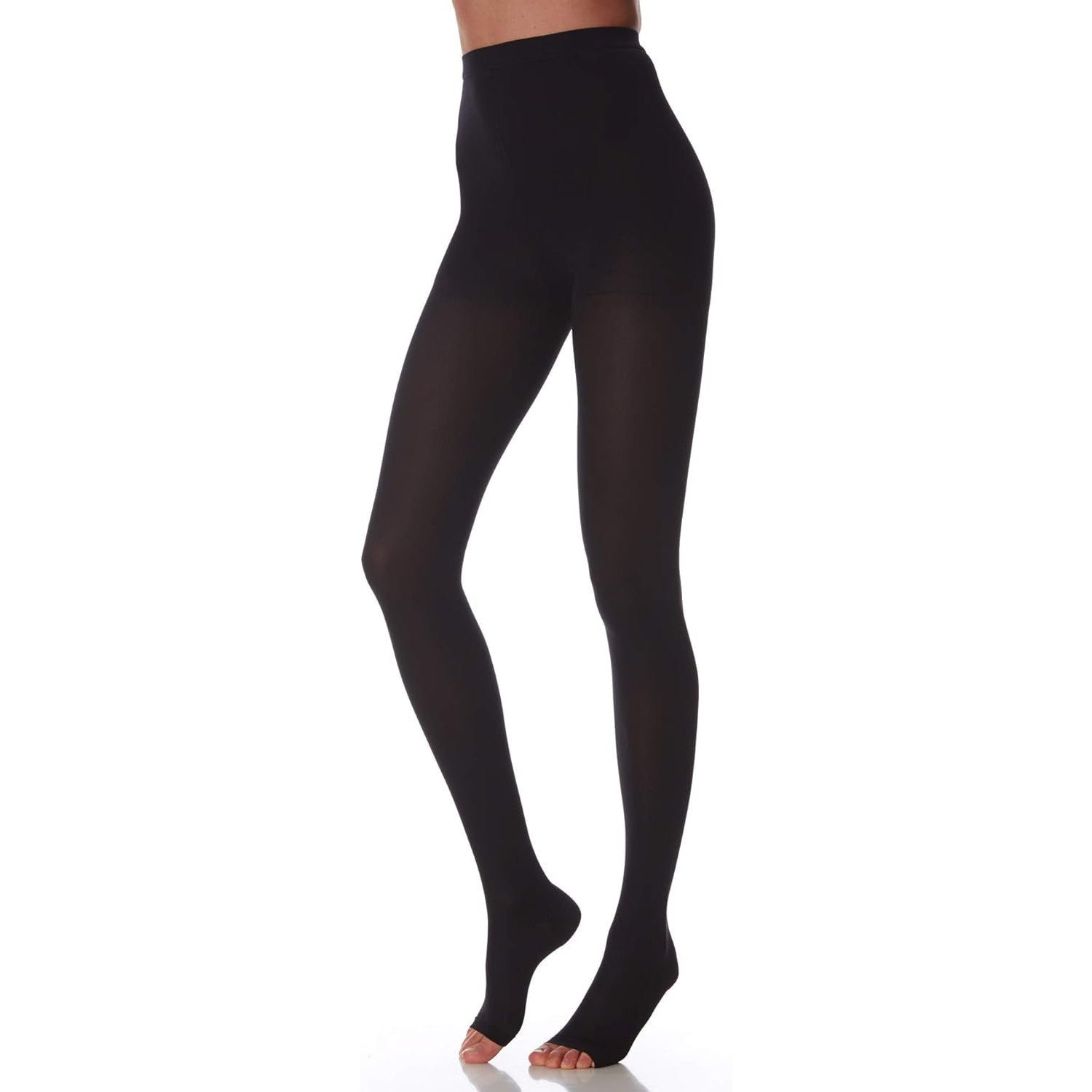 Scudotex K2 Microfibre Compression Panty Open Toe Black Size 4