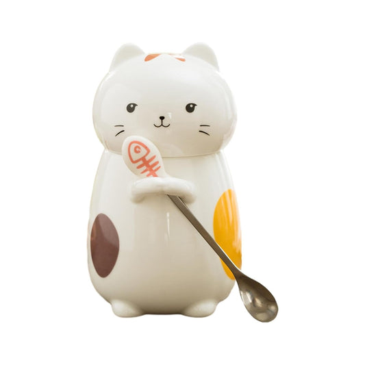 Enakshi Cute Ceramic Cat Coffee Mug 400ml