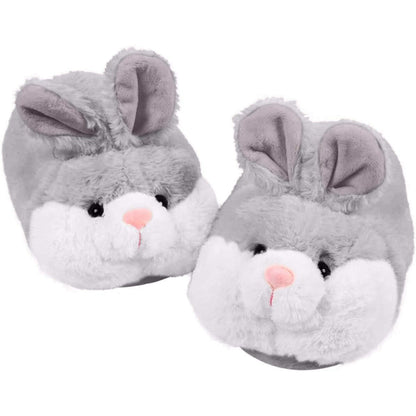 Classic Cute Plush Animal Rabbit Slippers for Cozy Indoor Comfort