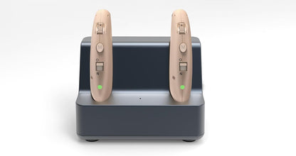 Glorified Mary Rechargeable Hearing Amplifier 2-Pack Digital Noise Cancelling BTE for Seniors