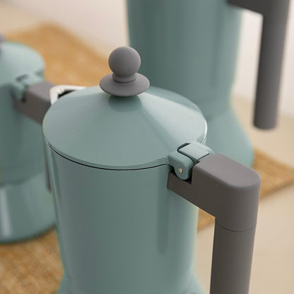 Quid Ozon Cast Aluminium Coffee Maker Green 3 Cups
