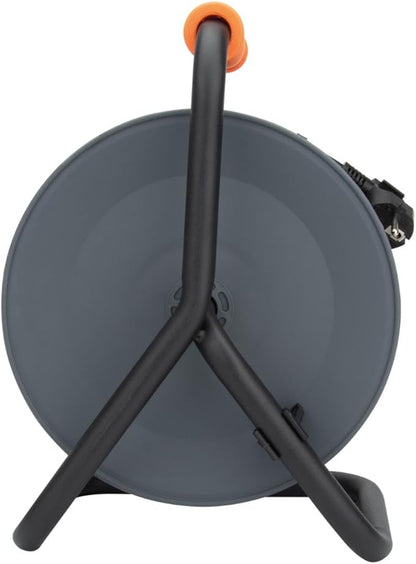 Zenitech - Reel with 4 Sockets HO5VV-F 3G1mm² 25m + Circuit Breaker