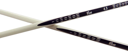 Prym Ergonomic 40cm Single-Pointed Knitting Needles – Lightweight White
