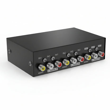 MT-Viki 2-in-1 RCA AV Switch Box for Gaming Consoles