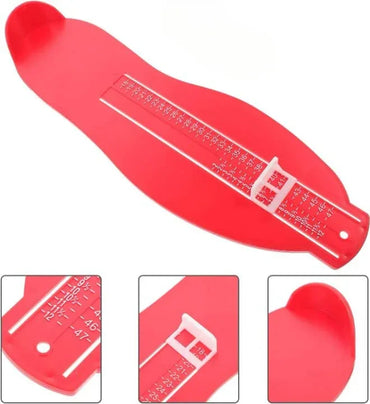 Red Plastic Foot Measuring Gauge Tool for Men & Women - Gomix Brands Outlet