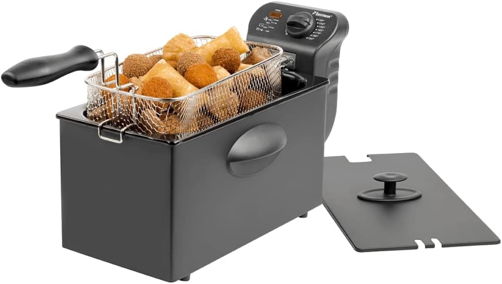 Bestron 2000W Deep Fryer 3.5L Cool Zone Black