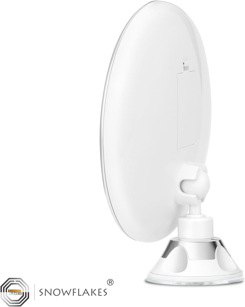 Snowflakes 10x Magnifying Lighted Makeup Mirror with 3 Light Modes