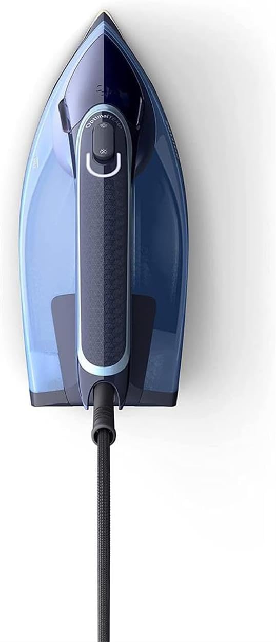 Philips Azur 8000 Series Steam Iron: 3000W, OptimalTEMP, SteamGlide Elite, Light Blue