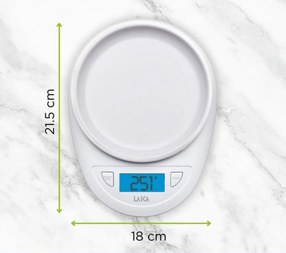 LAICA KS1019 Electronic Kitchen Scale 5kg