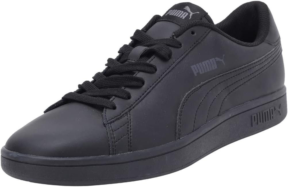 PUMA Unisex Smash V2 L Leather Sneakers - Classic Comfort, Durable Everyday Trainers