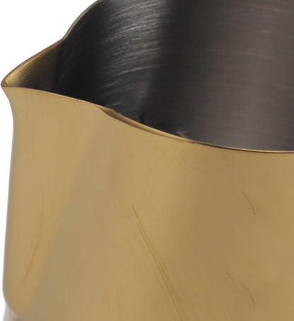 Coffee Milk Cup Easy Control Multipurpose Frothing Pitcher Golden 600ml