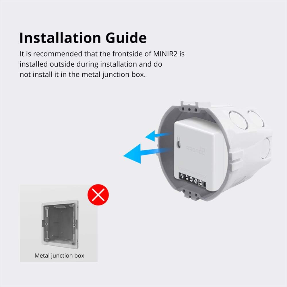 SONOFF Mini R2 10A Smart WiFi Wireless Light Switch Universal DIY Module