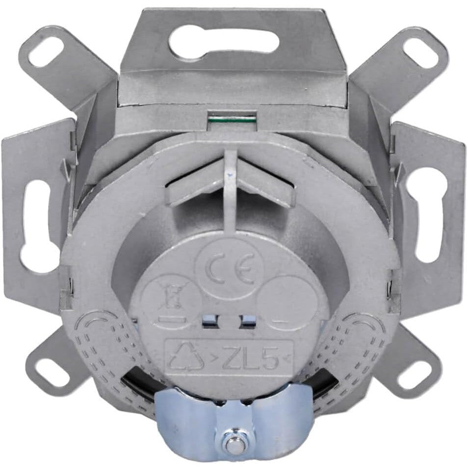 Rutenbeck Cat.6A ISO 8/8 Up 0 Flush-Mount 2-Port Wall Plate