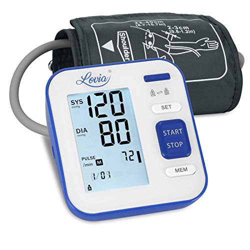 LOVIA Accurate Automatic Digital Upper Arm Blood Pressure Monitor, Home Use