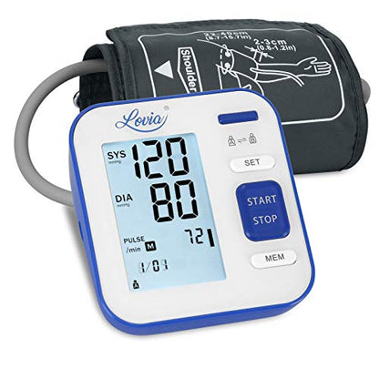 LOVIA Accurate Automatic Digital Upper Arm Blood Pressure Monitor, Home Use