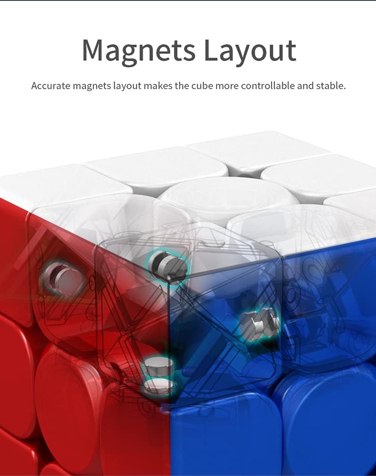 MoYu Meilong 3M V2 Magnetic Speed Cube Puzzle