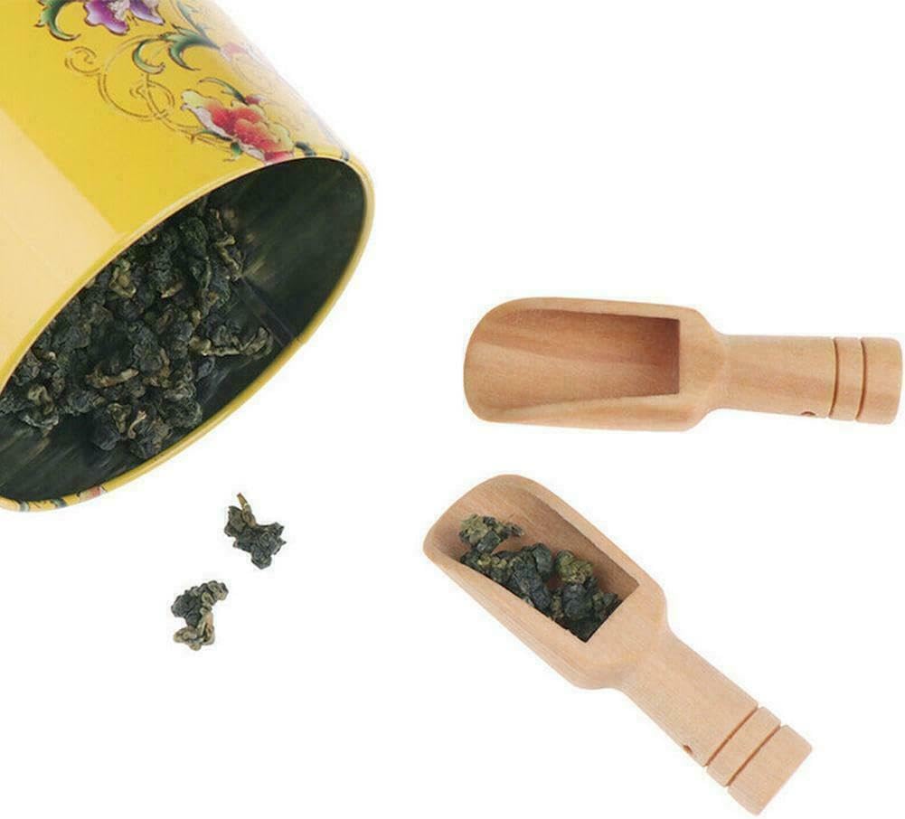 Wooden Mini Scoop Set for Salt Sugar Coffee
