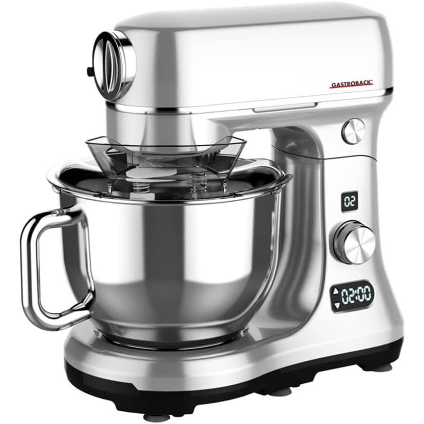 Gastroback Advanced Digital Stand Mixer with Two Bowls and Hooks