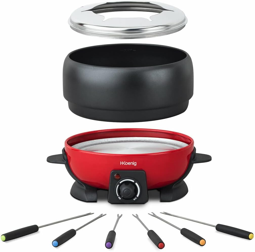H.Koenig ALP1800 Electric Fondue Set 800W