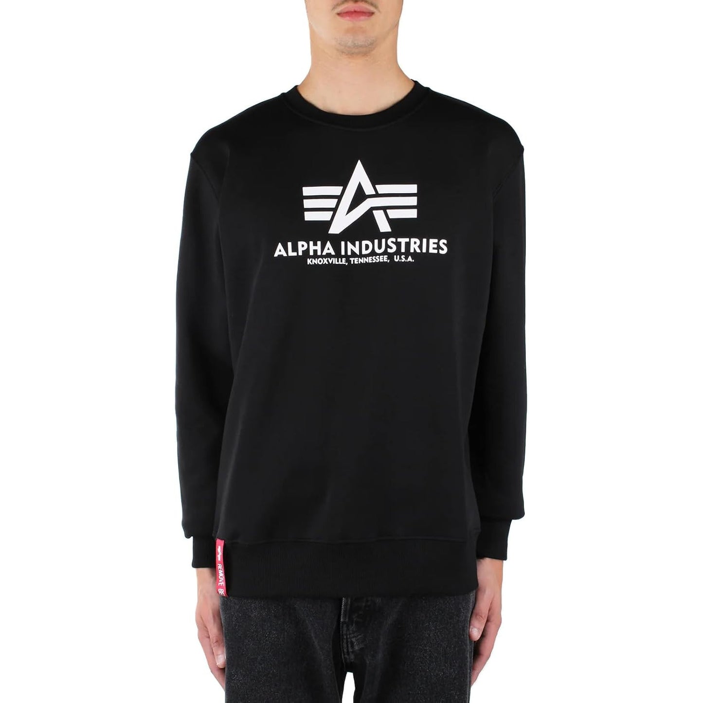 Alpha Industries Men's Brushed Fleece Basic Jumper Pullover
