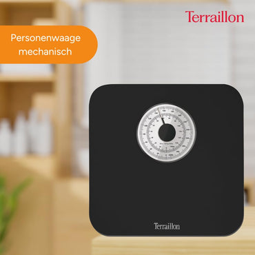 Terraillon Nautical Black Mechanical Scale 150kg Large Dial