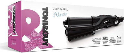 Toni & Guy Professional Deep Barrel 32mm Hair Waver Black