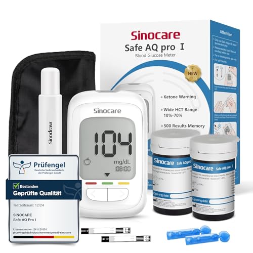 sinocare Safe AQ Pro I Blood Glucose Meter Set