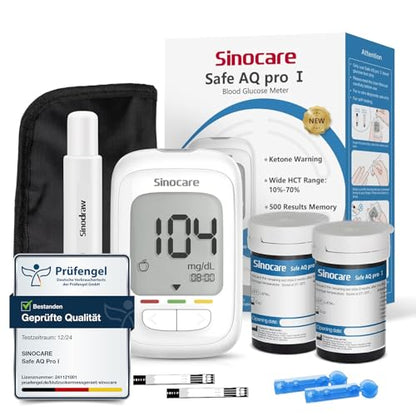 sinocare Safe AQ Pro I Blood Glucose Meter Set