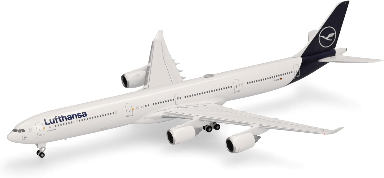 Herpa Lufthansa Airbus A340-600 1:500 Scale Miniature Aircraft Model