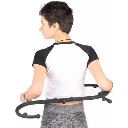 Sokiss S-Shaped Deep Tissue Self Trigger Point Massage Stick Black