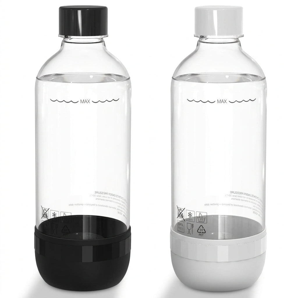 Thorder Z-1B1L Soda Maker Bottles 1 L BPA-Free PET 2 Pack