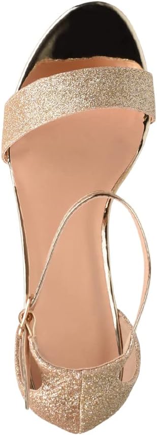Elara Rhinestone Chunky Heel Women's Pumps – Sparkling Evening Shoes
