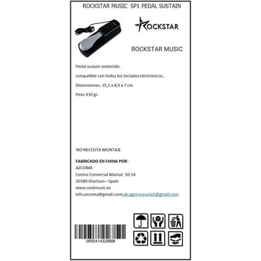 FZONE SP1 Universal Sustain Pedal with Polarity Switch for Keyboards