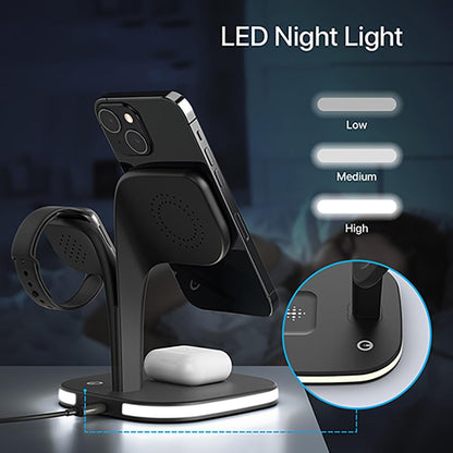 EXW YM-UD22 3-in-1 Wireless Charging Station for MagSafe
