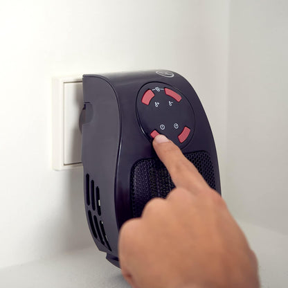 Taurus Tropicano Plug Mini Ceramic Heater 500W Black