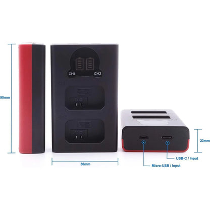Baxxtar 18522 Dual LCD Charger for Nikon EN-EL15 Batteries - Gomix Brands Outlet