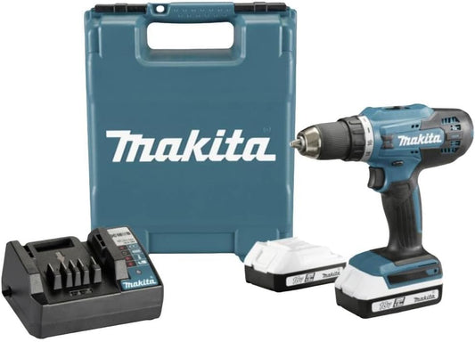 Makita DF488D002 Cordless Drill: 18V Li-Ion Power, 2 Batteries, Charger, Case