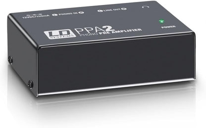 LD Systems PPA 2 Black Phono Preamplifier and Equalizer