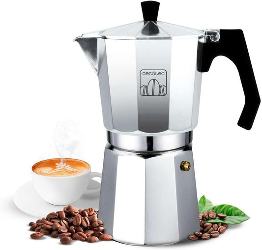 Cecotec Mokclassic 600 Shiny 6-Cup Aluminum Espresso Maker