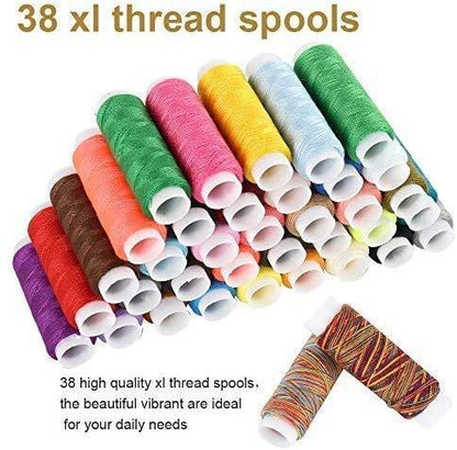 Willa Deluxe 183-Piece Hand Sewing Kit: Portable Organizer for Crafting & Repairs - Gomix Brands Outlet