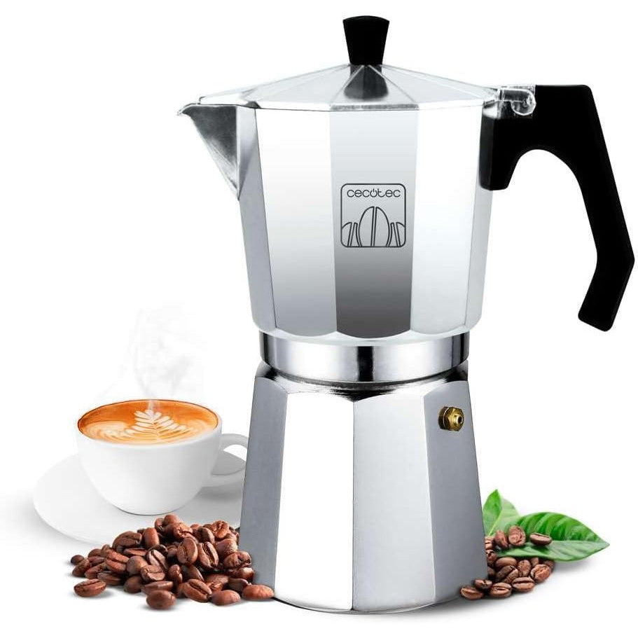 Cecotec Mokclassic 600 Shiny 6-Cup Aluminum Espresso Maker
