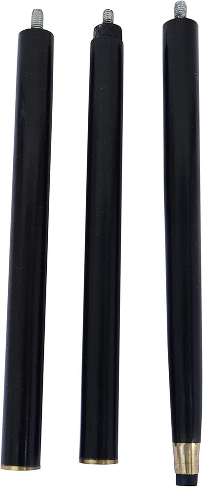 Vintage Antique Wooden Walking Cane with Silver Brass Handle