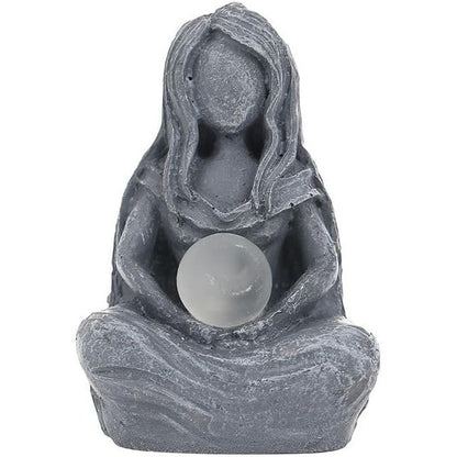 Industrial Piston Skull Resin Sculpture with Rotating Gears