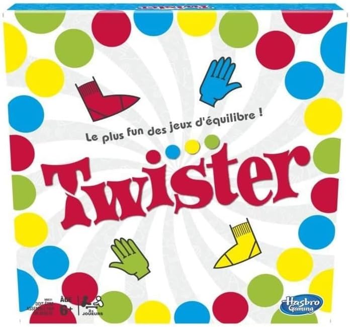 Twister Fun Balance Board Game – Classic Party Twist for All Ages