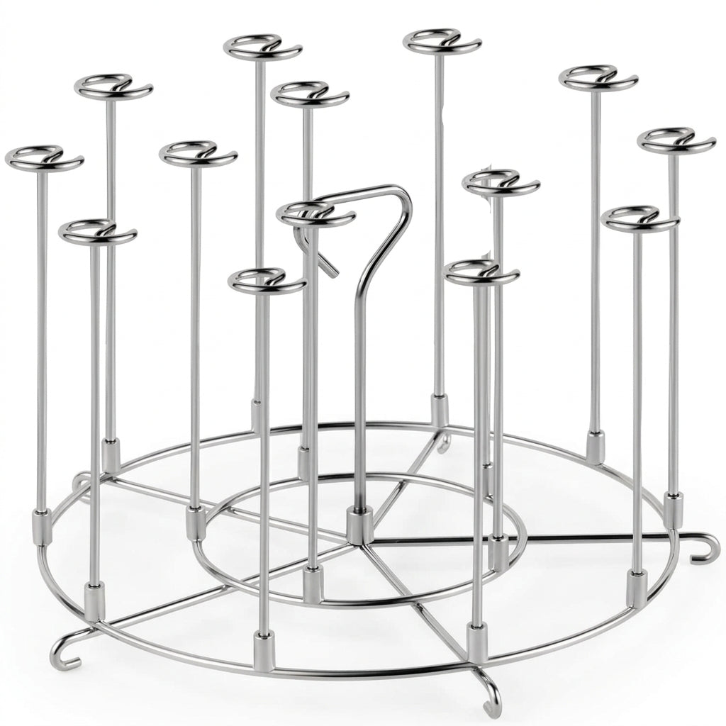 MeiHong 15 Pack Stainless-Steel Barbecue Skewers