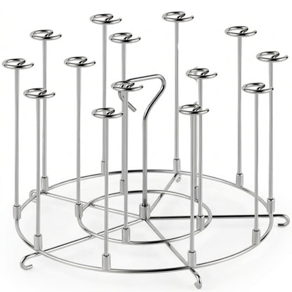 MeiHong 15 Pack Stainless-Steel Barbecue Skewers