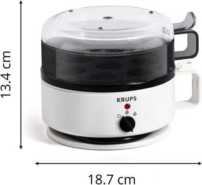 KRUPS Ovomat Super EG2301 Egg Cooker White and Black