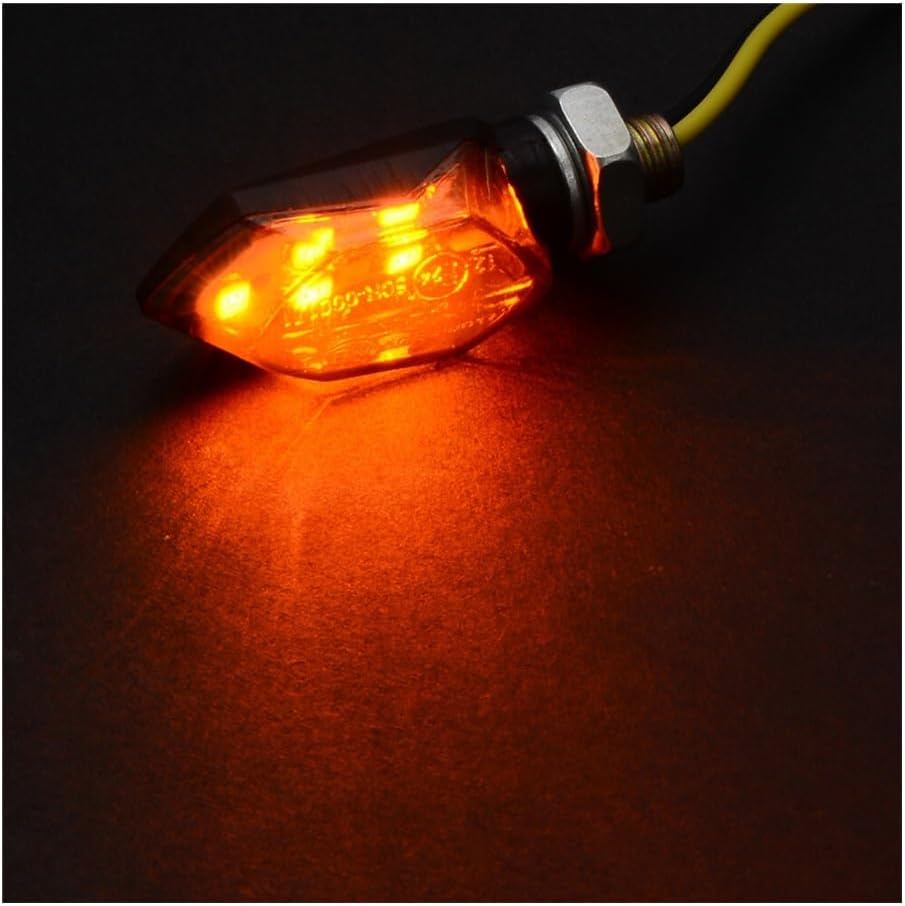 ZKLIM Motorcycle LED Turn Signals 2 Pcs